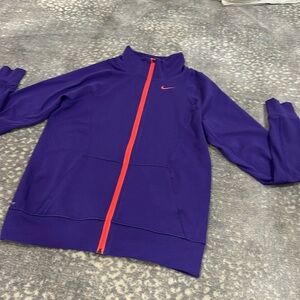 NIKE DRI-FIT ZIP JACKET SWEATSHIRT POCKET SIZE S